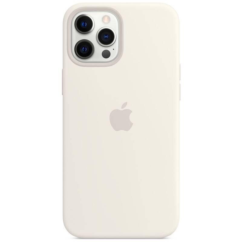 Kryt na mobil Apple Silicone Case s MagSafe pro iPhone 12 Pro Max - bílý, Kryt, na, mobil, Apple, Silicone, Case, s, MagSafe, pro, iPhone, 12, Pro, Max, bílý