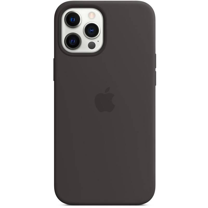Kryt na mobil Apple Silicone Case s MagSafe pro iPhone 12 Pro Max - černý