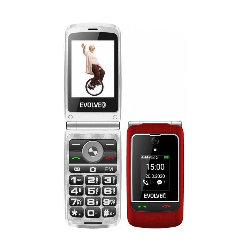Mobilní telefon Evolveo EasyPhone FG červený