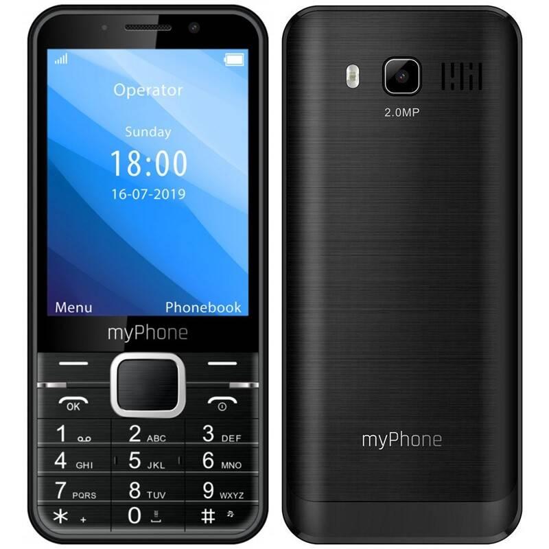 Mobilní telefon myPhone Up černý, Mobilní, telefon, myPhone, Up, černý