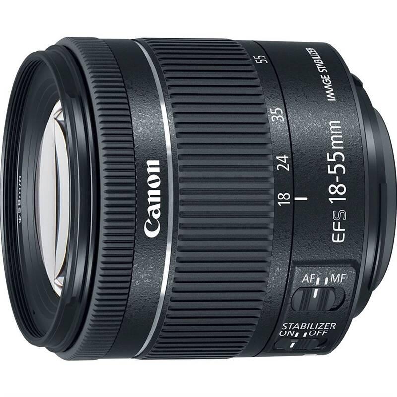 Objektiv Canon EF-S 18-55 mm f 4-5.6 IS STM černý, Objektiv, Canon, EF-S, 18-55, mm, f, 4-5.6, IS, STM, černý