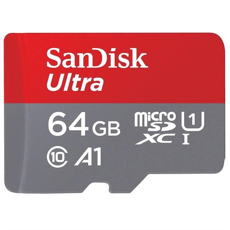 Paměťová karta Sandisk Micro SDXC Ultra Android 64GB UHS-I U1 adapter