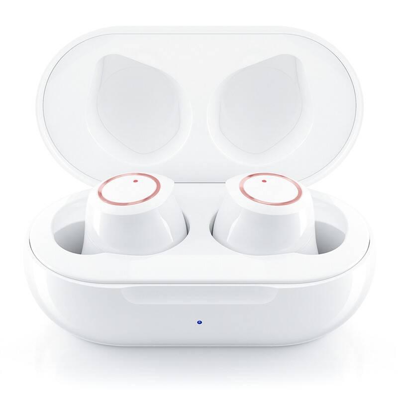 Sluchátka Niceboy HIVE Drops Fleur bílá