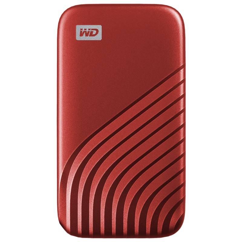 SSD externí Western Digital My Passport SSD 500GB červený, SSD, externí, Western, Digital, My, Passport, SSD, 500GB, červený