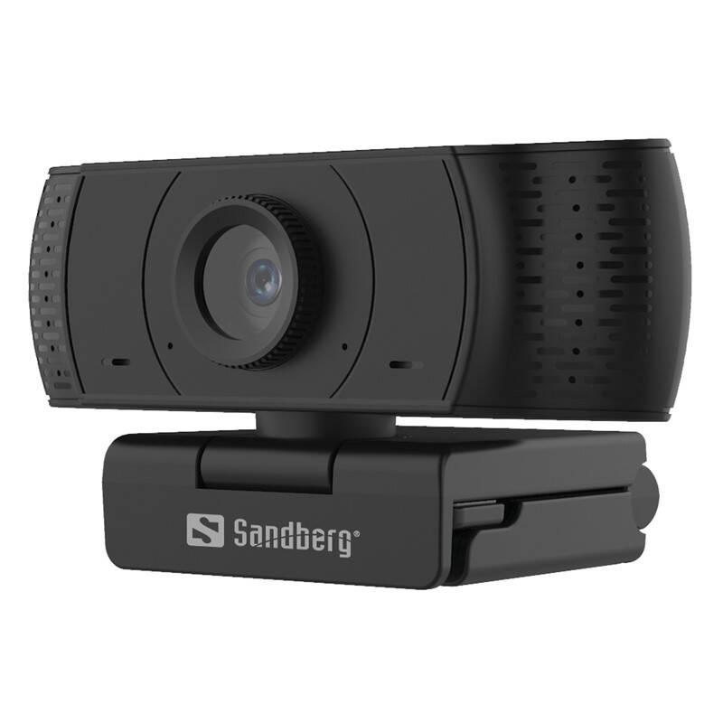 Webkamera Sandberg Webcam Office 1080p černá