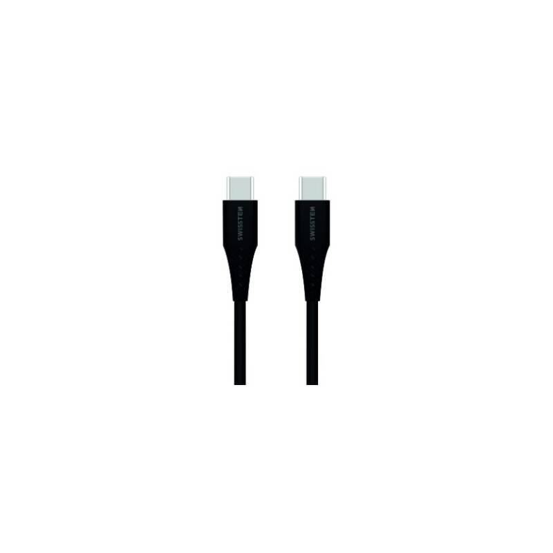 Kabel Swissten USB-C USB-C, 0,4m černý