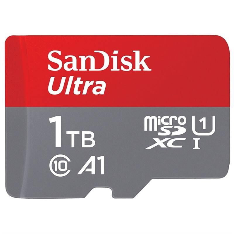 Paměťová karta Sandisk Micro SDXC Ultra Android 1TB UHS-I U1 adapter, Paměťová, karta, Sandisk, Micro, SDXC, Ultra, Android, 1TB, UHS-I, U1, adapter