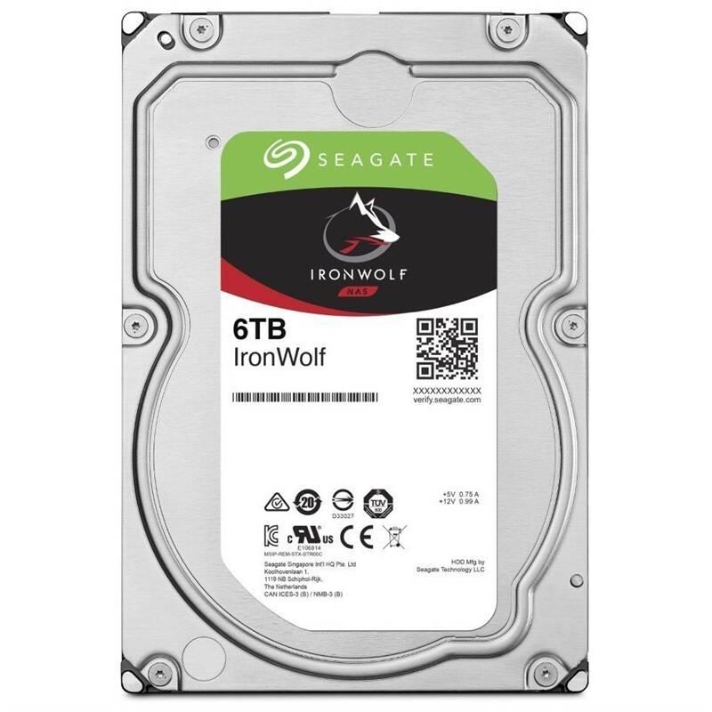 Pevný disk 3,5" Seagate IronWolf 6TB