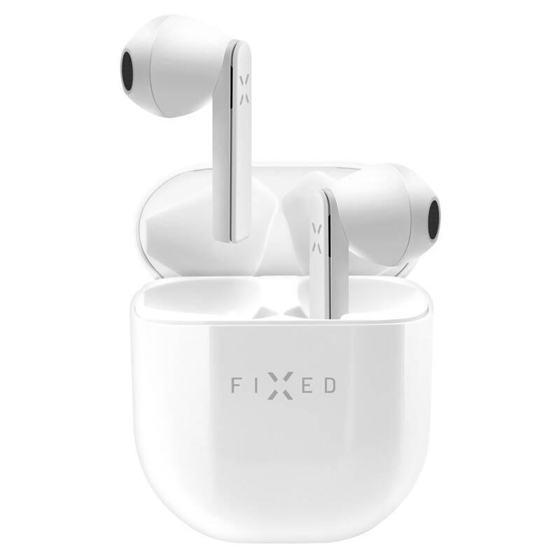 Sluchátka FIXED Boom Pods bílá