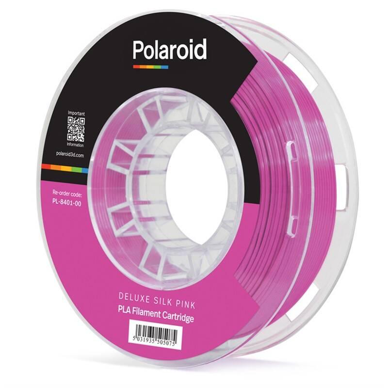Tisková struna Polaroid Universal Deluxe PLA 250g 1.75mm růžová, Tisková, struna, Polaroid, Universal, Deluxe, PLA, 250g, 1.75mm, růžová