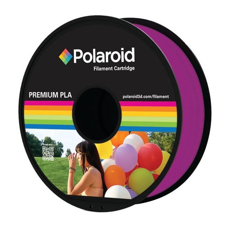 Tisková struna Polaroid Universal Premium PLA 1kg 1.75mm fialová průhledná, Tisková, struna, Polaroid, Universal, Premium, PLA, 1kg, 1.75mm, fialová, průhledná