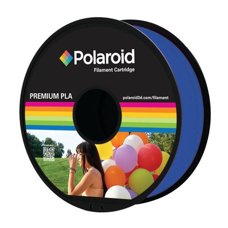 Tisková struna Polaroid Universal Premium PLA 1kg 1.75mm modrá průhledná