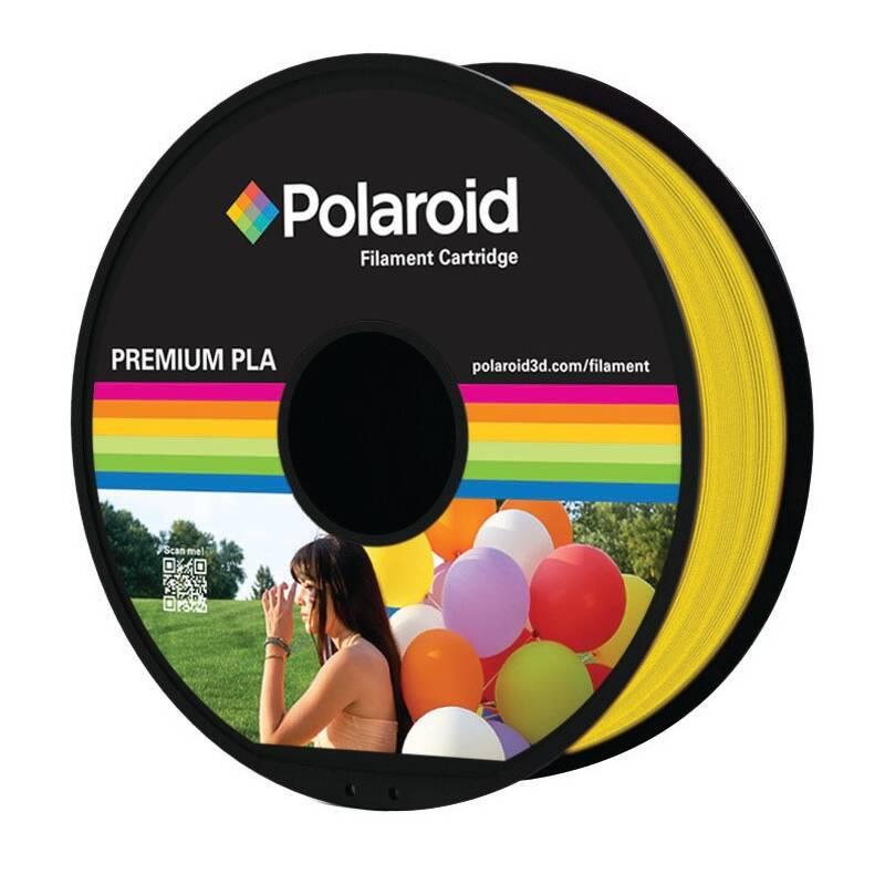 Tisková struna Polaroid Universal Premium PLA 1kg 1.75mm žlutá průhledná