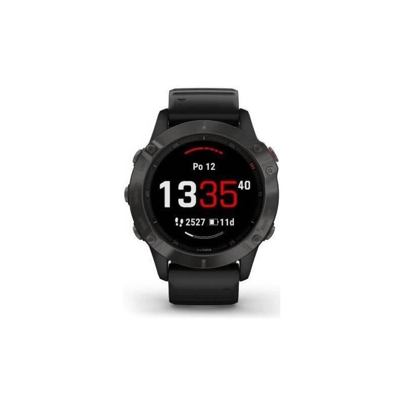 GPS hodinky Garmin fenix6 Sapphire černé