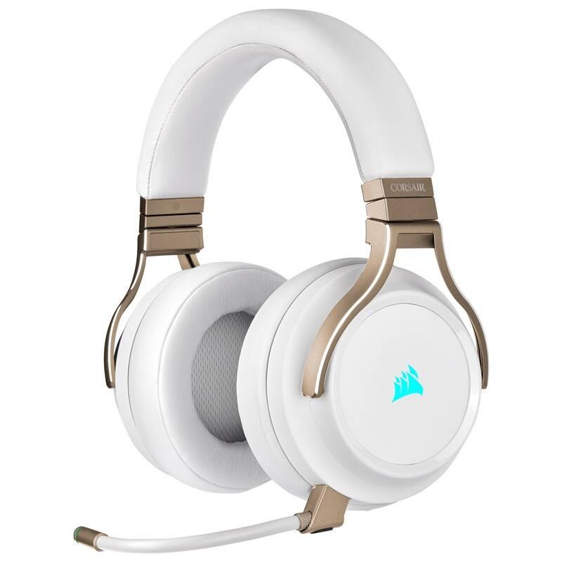 Headset Corsair Virtuoso Wireless - Pearl, Headset, Corsair, Virtuoso, Wireless, Pearl