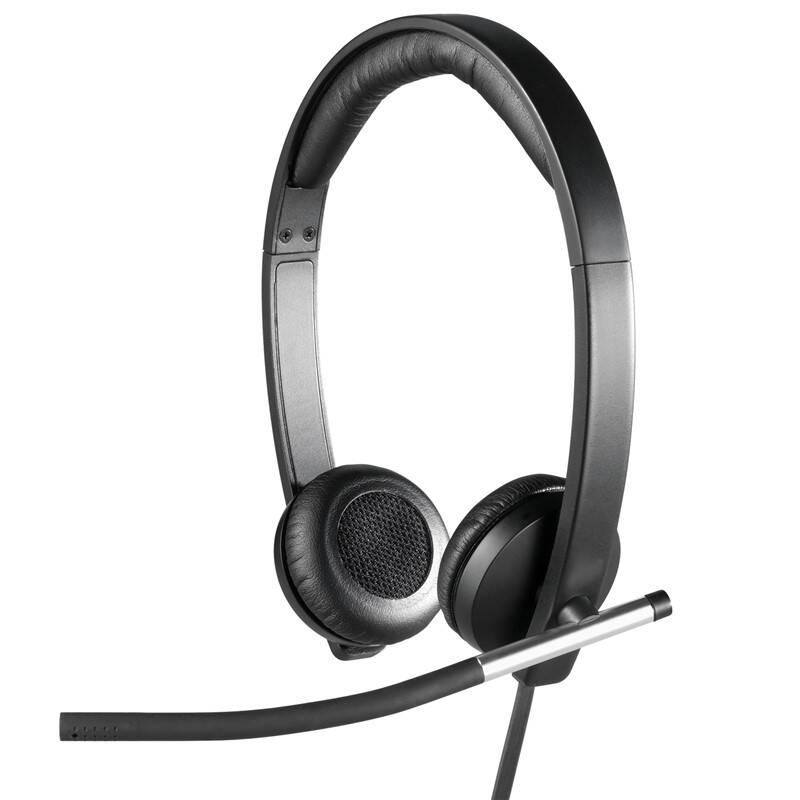 Headset Logitech H650e černý, Headset, Logitech, H650e, černý