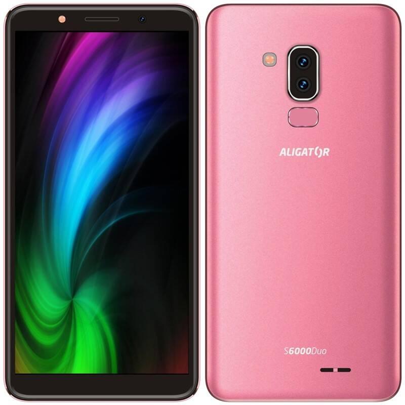 Mobilní telefon Aligator S6000 Dual SIM růžový