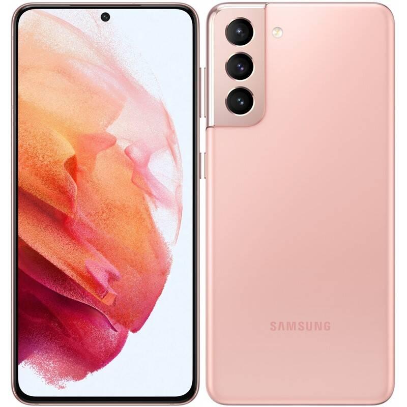 Mobilní telefon Samsung Galaxy S21 5G 256 GB růžový, Mobilní, telefon, Samsung, Galaxy, S21, 5G, 256, GB, růžový