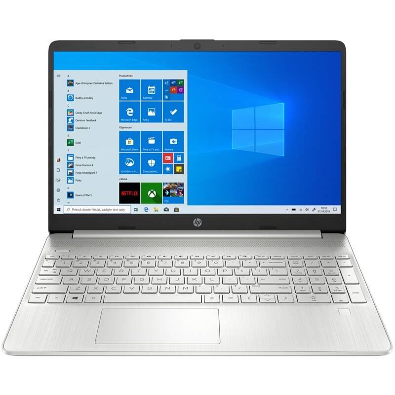 Notebook HP 15s-fq1009nc stříbrný