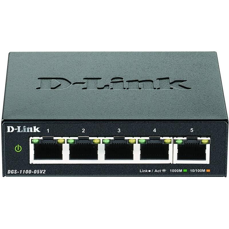 Switch D-Link DGS-1100-05 V2 Easy Smart, Switch, D-Link, DGS-1100-05, V2, Easy, Smart
