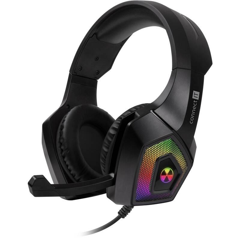 Headset Connect IT BATTLE RGB Ed. 3 černý