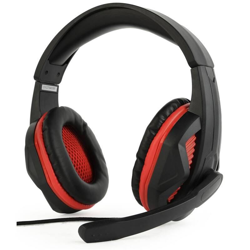 Headset Gembird GHS-03 Gaming černý červený