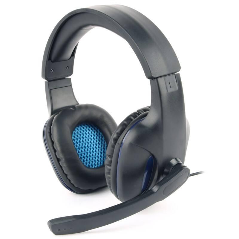 Headset Gembird GHS-04 Gaming černý modrý