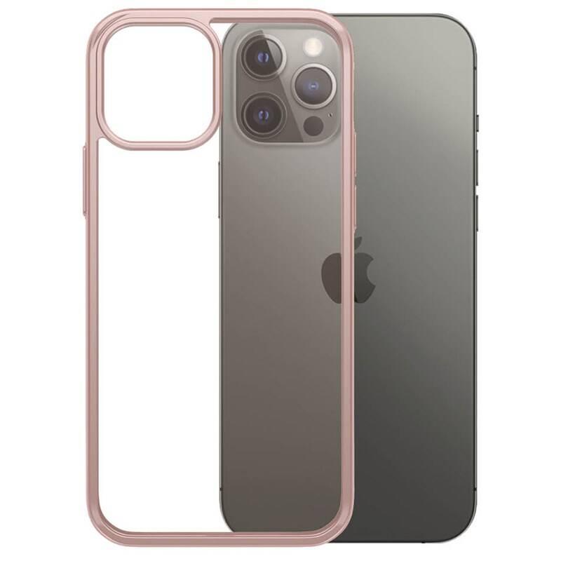 Kryt na mobil PanzerGlass ClearCase Antibacterial na Apple iPhone 12 12 Pro růžový