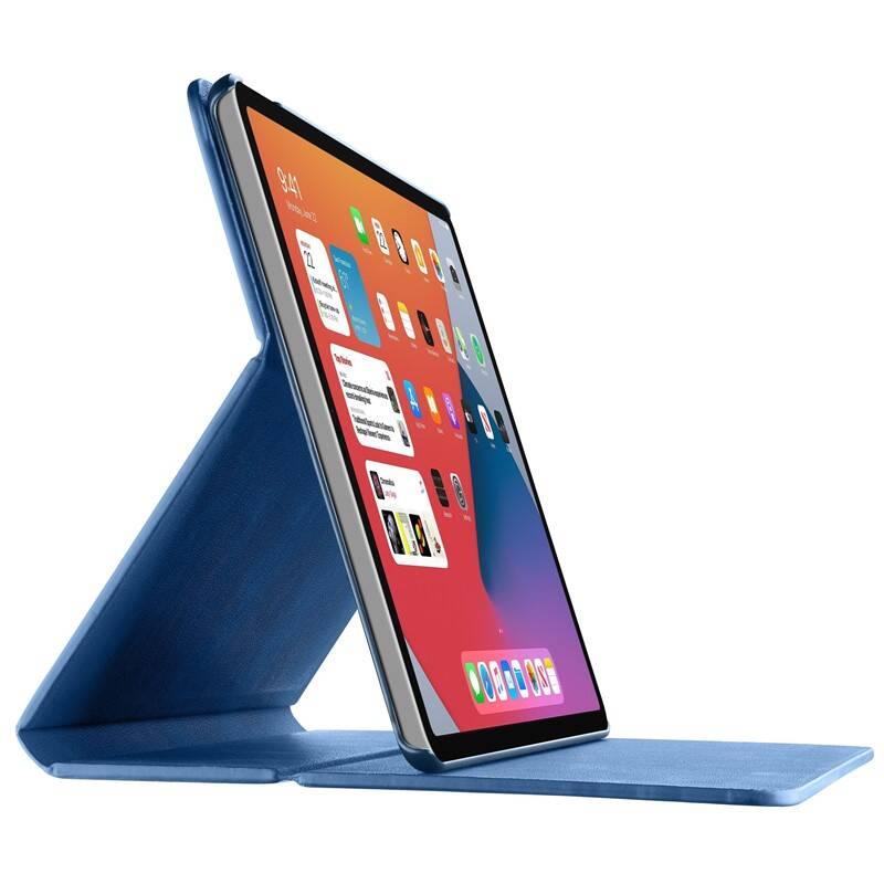 Pouzdro na tablet CellularLine Folio na Apple iPad Air 10,9" modré
