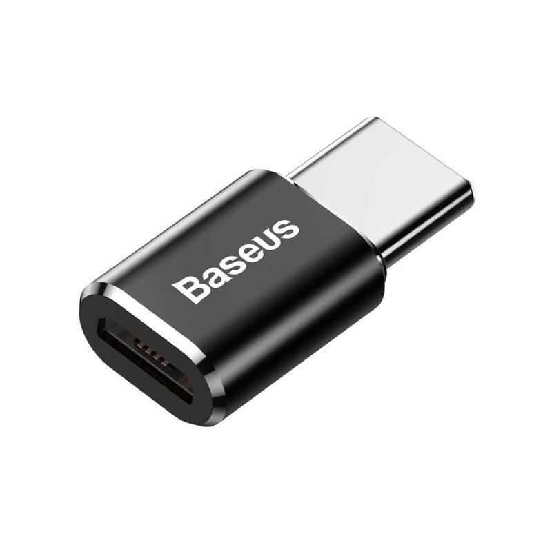 Redukce Baseus USB-C Micro USB černý, Redukce, Baseus, USB-C, Micro, USB, černý