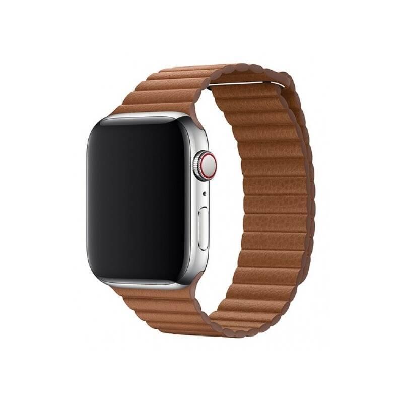 Řemínek COTEetCI Loop Band na Apple Watch 42 44mm, kožený, magnetický hnědý, Řemínek, COTEetCI, Loop, Band, na, Apple, Watch, 42, 44mm, kožený, magnetický, hnědý