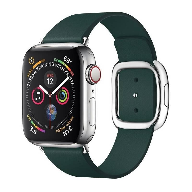 Řemínek COTEetCI Nobleman na Apple Watch 38 40mm, kožený, magnetický zelený