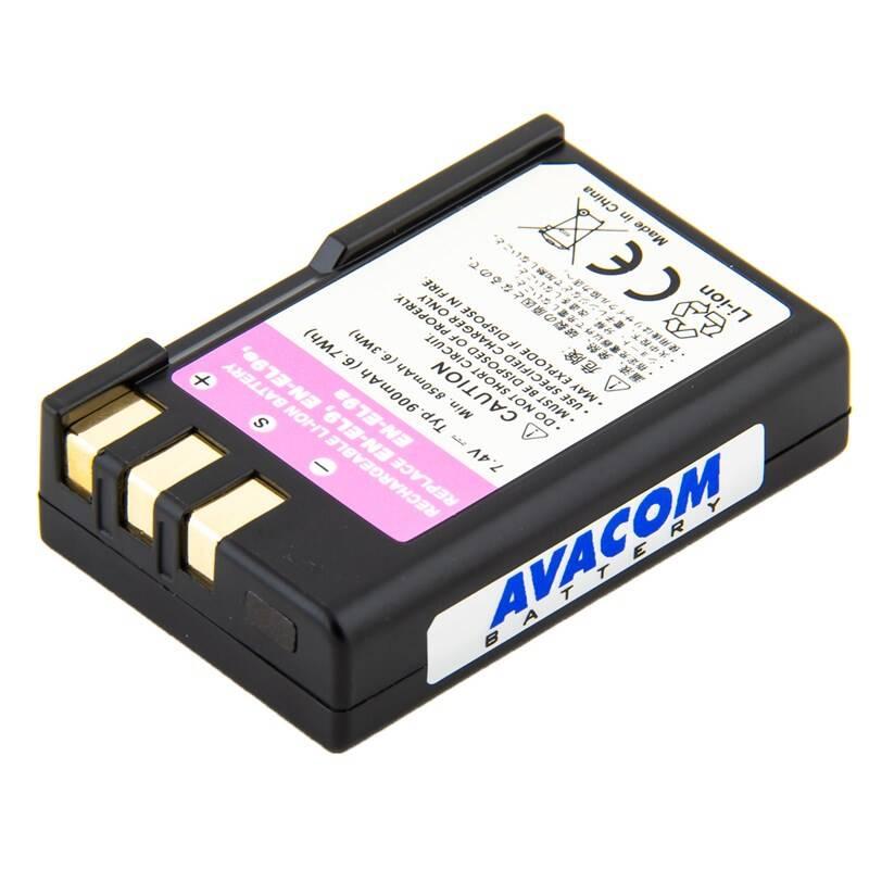 Baterie Avacom Nikon EN-EL9, EN-EL9A, EN-EL9E Li-Ion 7.4V 900mAh 6.7Wh