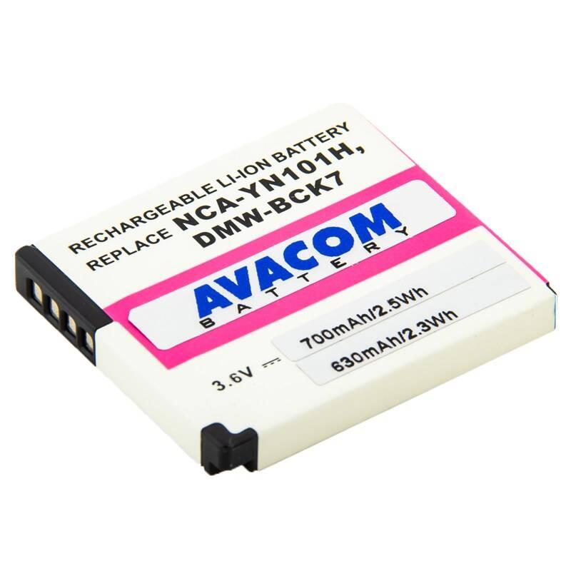 Baterie Avacom Panasonic DMW-BCK7 Li-Ion 3.6V 700mAh 2.6Wh, Baterie, Avacom, Panasonic, DMW-BCK7, Li-Ion, 3.6V, 700mAh, 2.6Wh