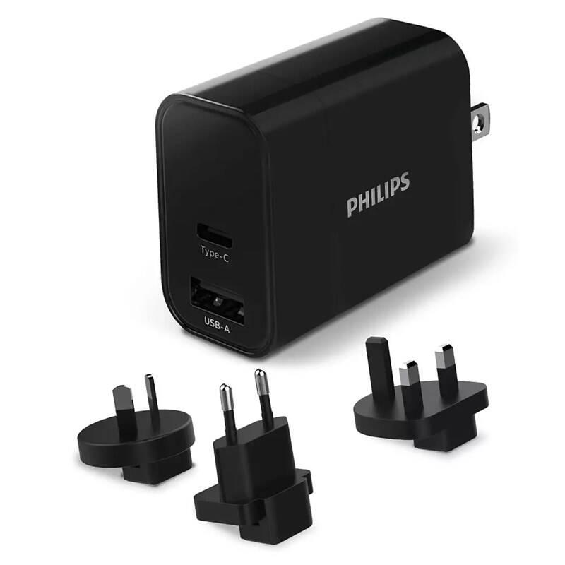 Cestovní adaptér Philips 1x USB A,