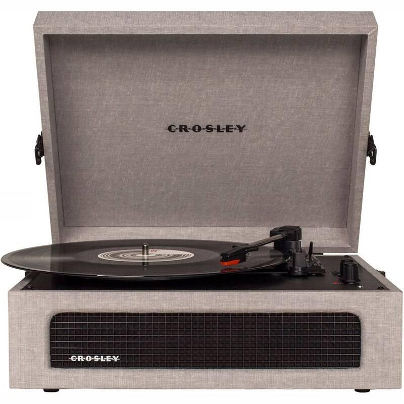 Gramofon Crosley Voyager šedý