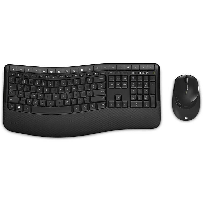 Klávesnice s myší Microsoft Wireless Comfort Desktop 5050, ENG černá