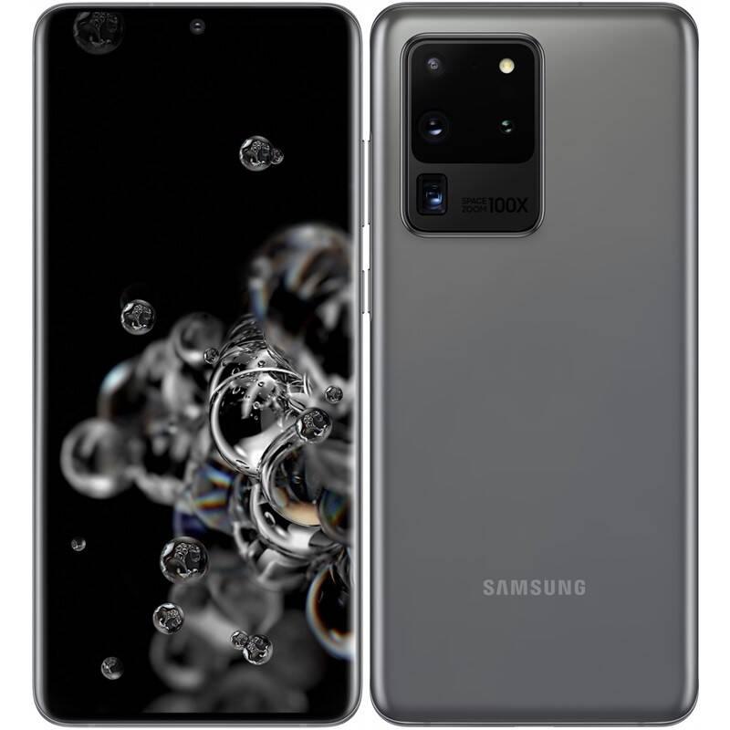 Mobilní telefon Samsung Galaxy S20 Ultra 5G 512 GB šedý, Mobilní, telefon, Samsung, Galaxy, S20, Ultra, 5G, 512, GB, šedý