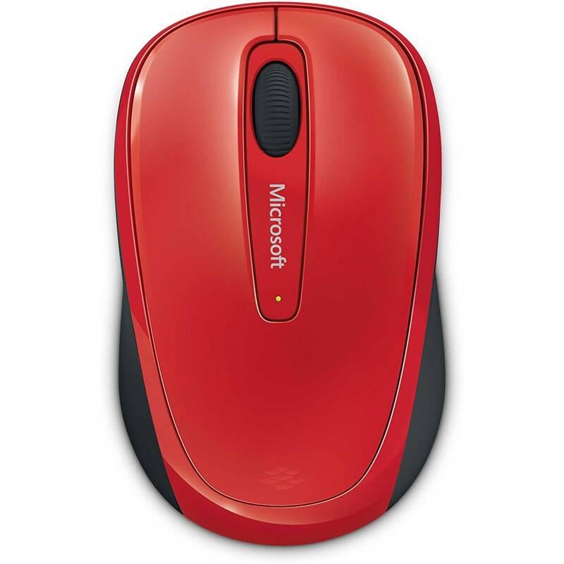 Myš Microsoft Wireless Mobile Mouse 3500 červená, Myš, Microsoft, Wireless, Mobile, Mouse, 3500, červená
