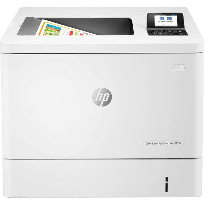 Tiskárna laserová HP Color LaserJet Ent M554dn bílá