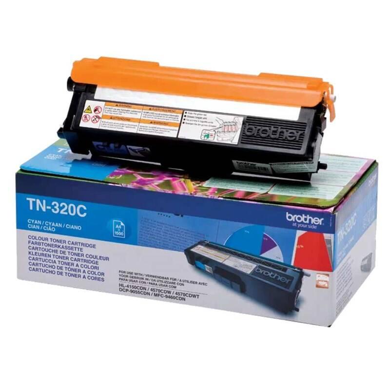 Toner Brother TN-320C, 1500 stran modrý