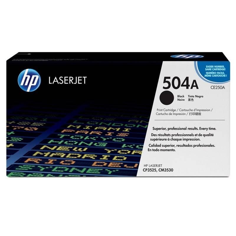 Toner HP 504A, 5000 stran černý