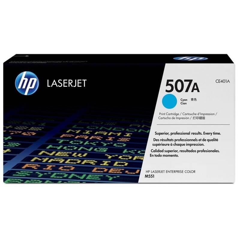 Toner HP 507A, 6000 stran modrý