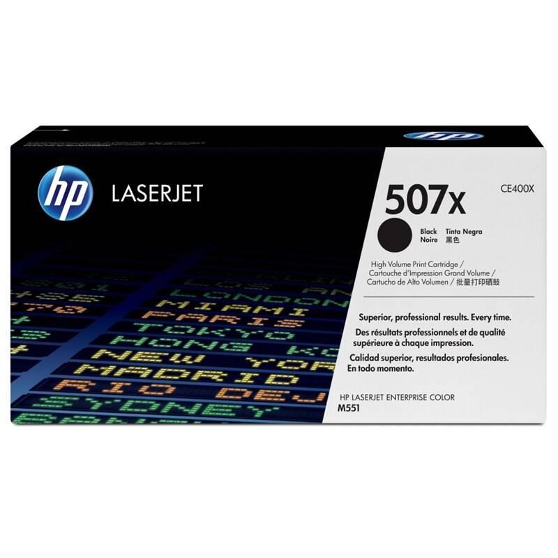 Toner HP 507X, 11000 stran černý