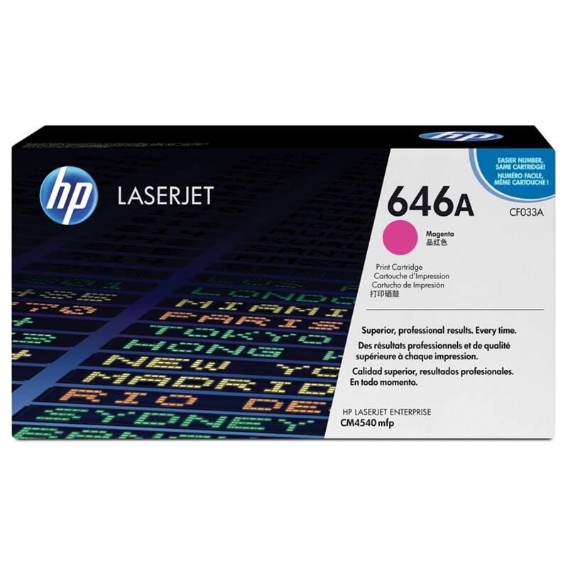 Toner HP 646A, 12500 stran červený