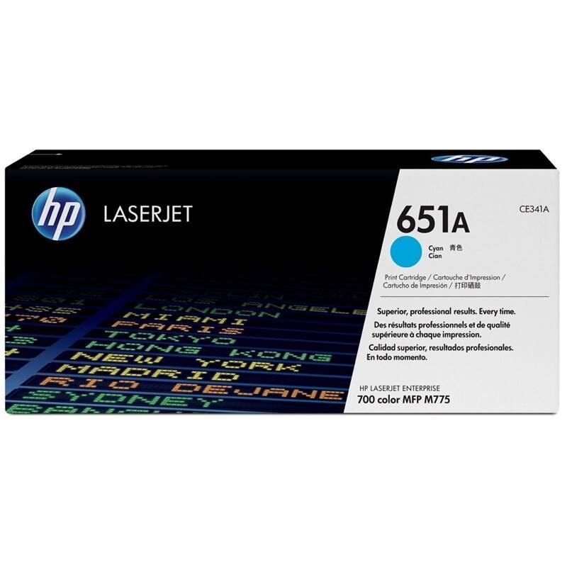 Toner HP 651A, 16000 stran modrý