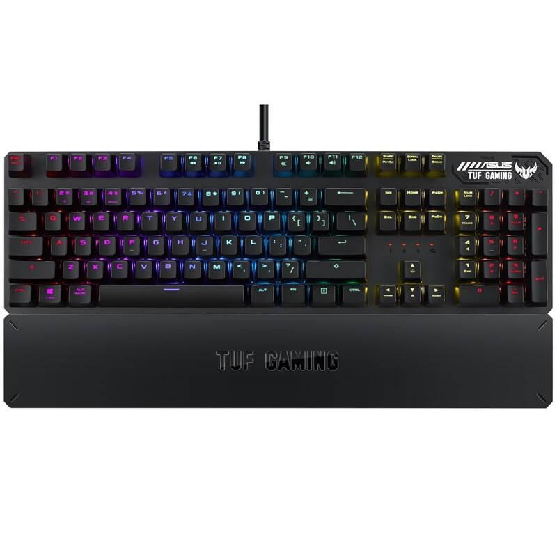 Klávesnice Asus TUF Gaming K3, CZ SK černá, Klávesnice, Asus, TUF, Gaming, K3, CZ, SK, černá