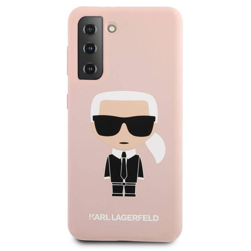 Kryt na mobil Karl Lagerfeld Iconic Full Body na Samsung Galaxy S21 5G růžový