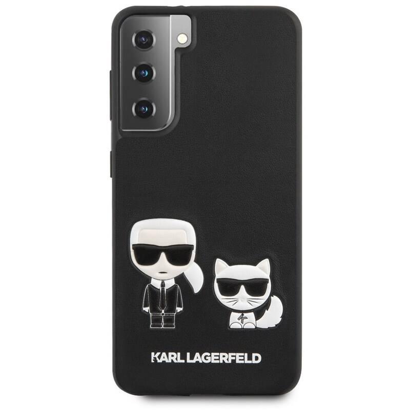 Kryt na mobil Karl Lagerfeld Karl &Choupette na Samsung Galaxy S21 5G černý