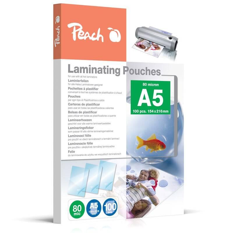 Laminovací fólie Peach A5 , 80mic,